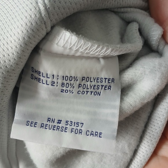 Vintage Majestic MLB NY Yankees Size Large Full Zip Warm up Jacket Logo Striped - Picture 13 of 16